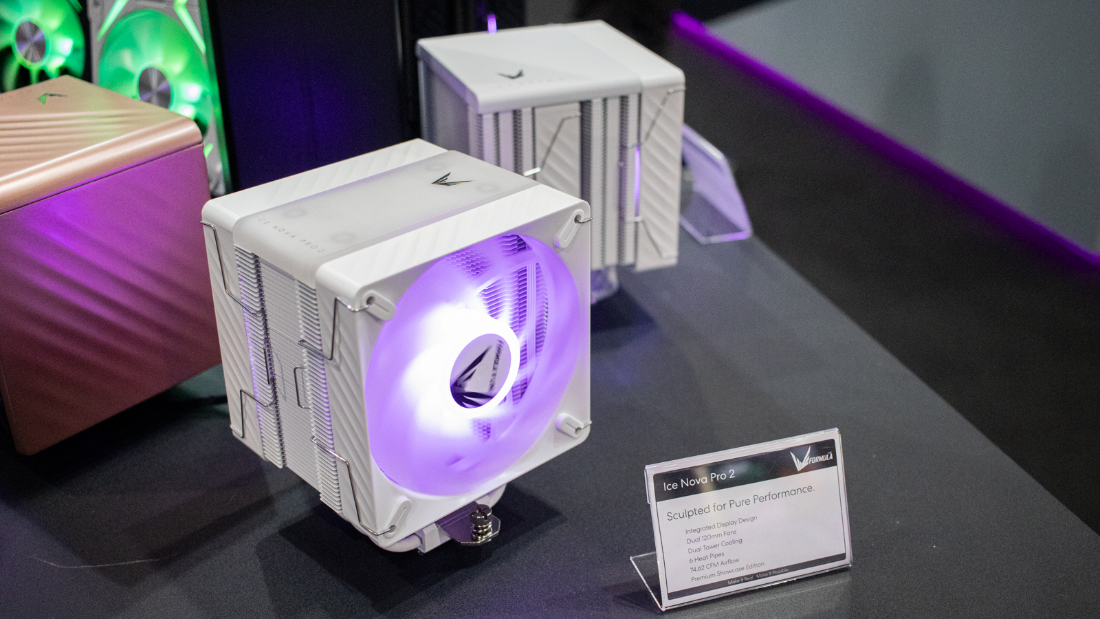 FormulaV Line PSU, fans, AIO, and Air Coolers