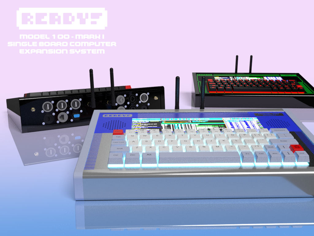 READY! Model 100 Renders