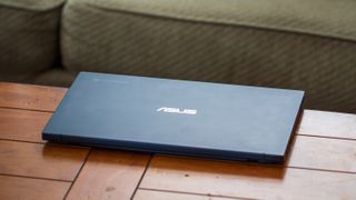 ASUS Chromebook CX9 closed lid on table