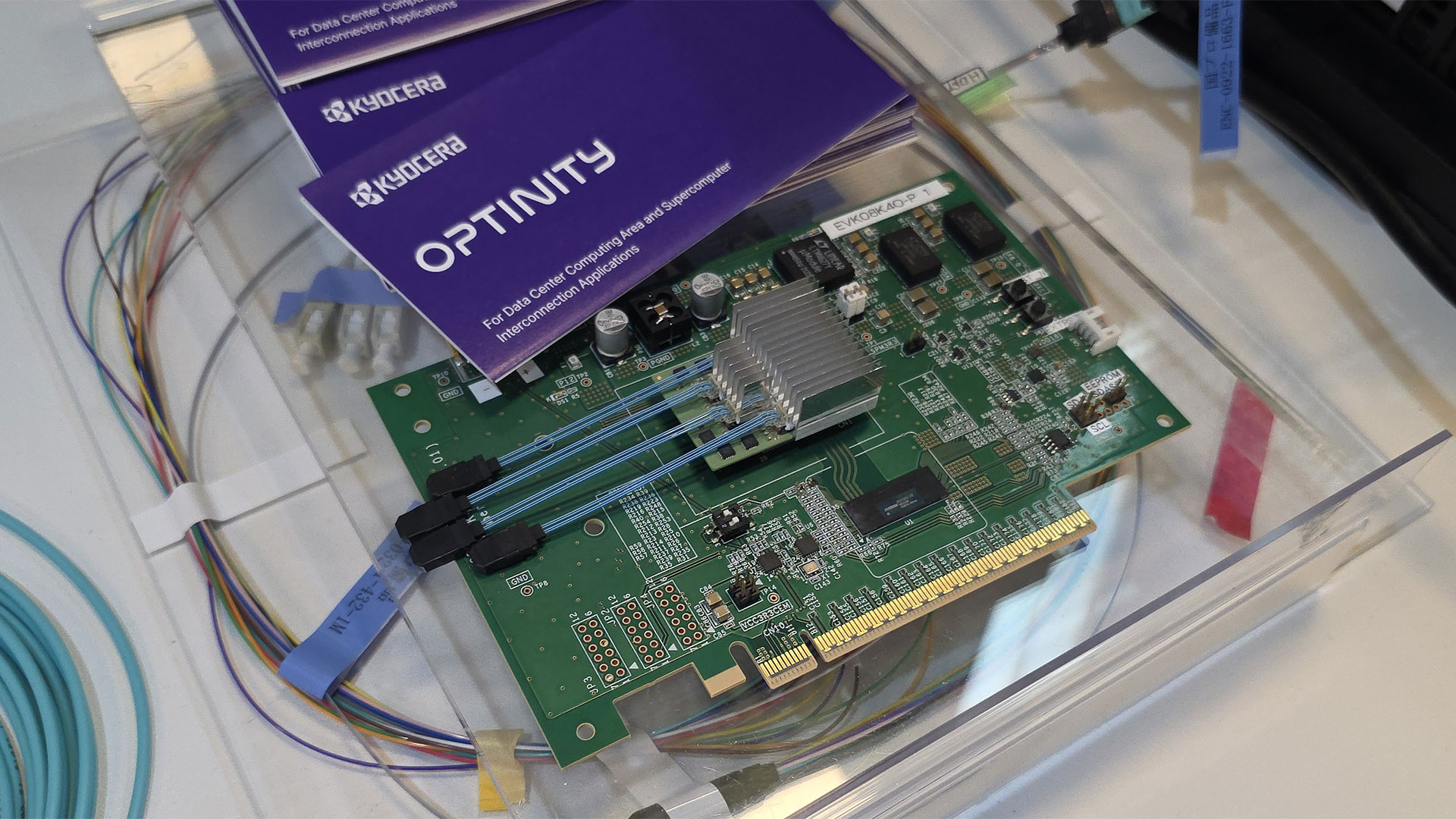 Kioxia demos optical SSD