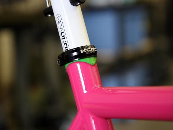It's the details that matter - Alchemy could have just used a different seatpost collar but instead opted to add a little extra style to the tube first.