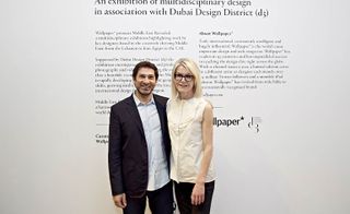 Designer Fadi Sarieddine and Wallpaper* Editor-at-Large and 'Middle East Revealed' curator Suzanne Trocmé