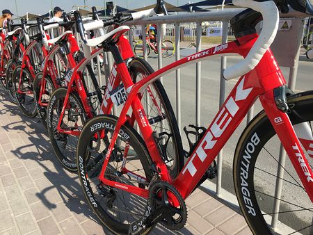 All the Trek-Segafredo riders are using the Trek Madone