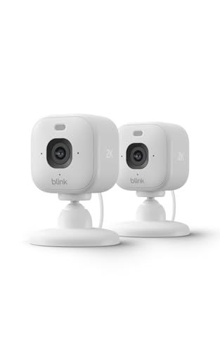 Blink Mini 2K+ (newest Model) Plug-In Home Security Camera