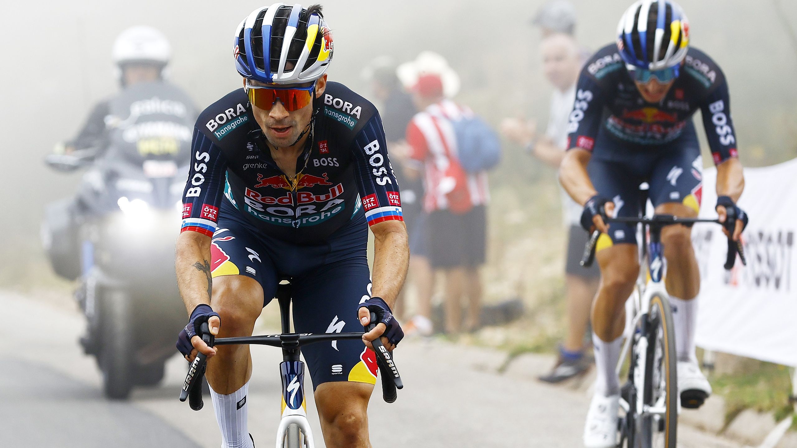 Spotted: Primož Roglič looking for marginal gains at the Vuelta a ...