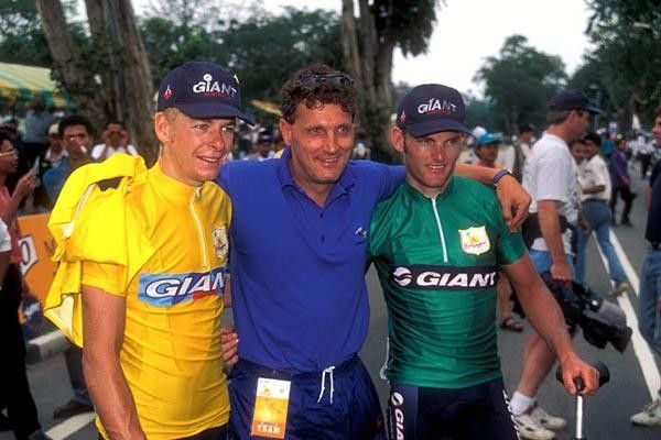 With Giant AIS team manager Heiko Salzwedel