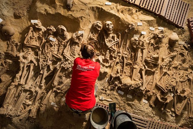 mass grave beneath Paris supermarket