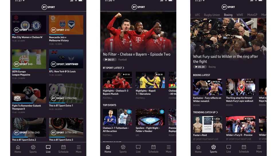 BT Sport app update brings new HDR feature onboard What HiFi?