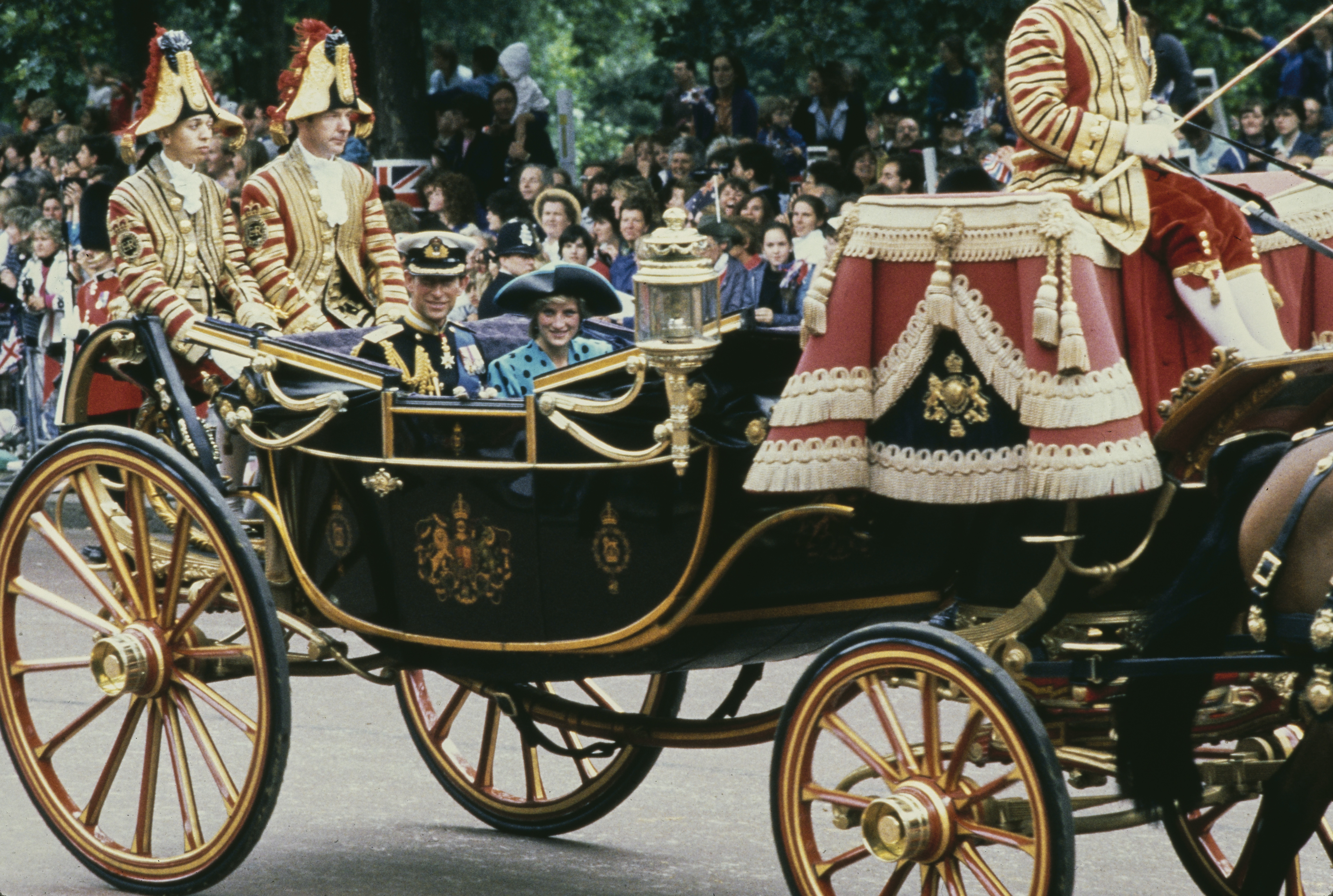 diana - charles procession