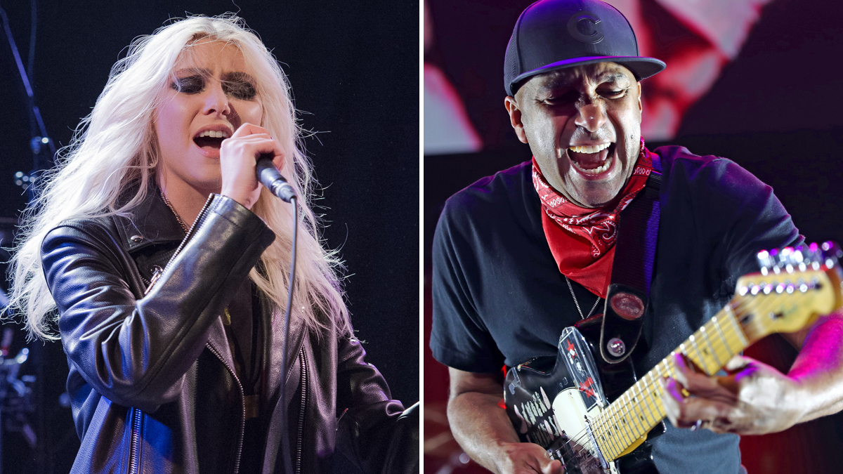 Taylor Momsen and Tom Morello
