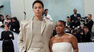Brittney Griner and Cherelle Griner attend The 2023 Met Gala Celebrating "Karl Lagerfeld: A Line Of Beauty" at The Metropolitan Museum of Art on May 01, 2023 in New York City.