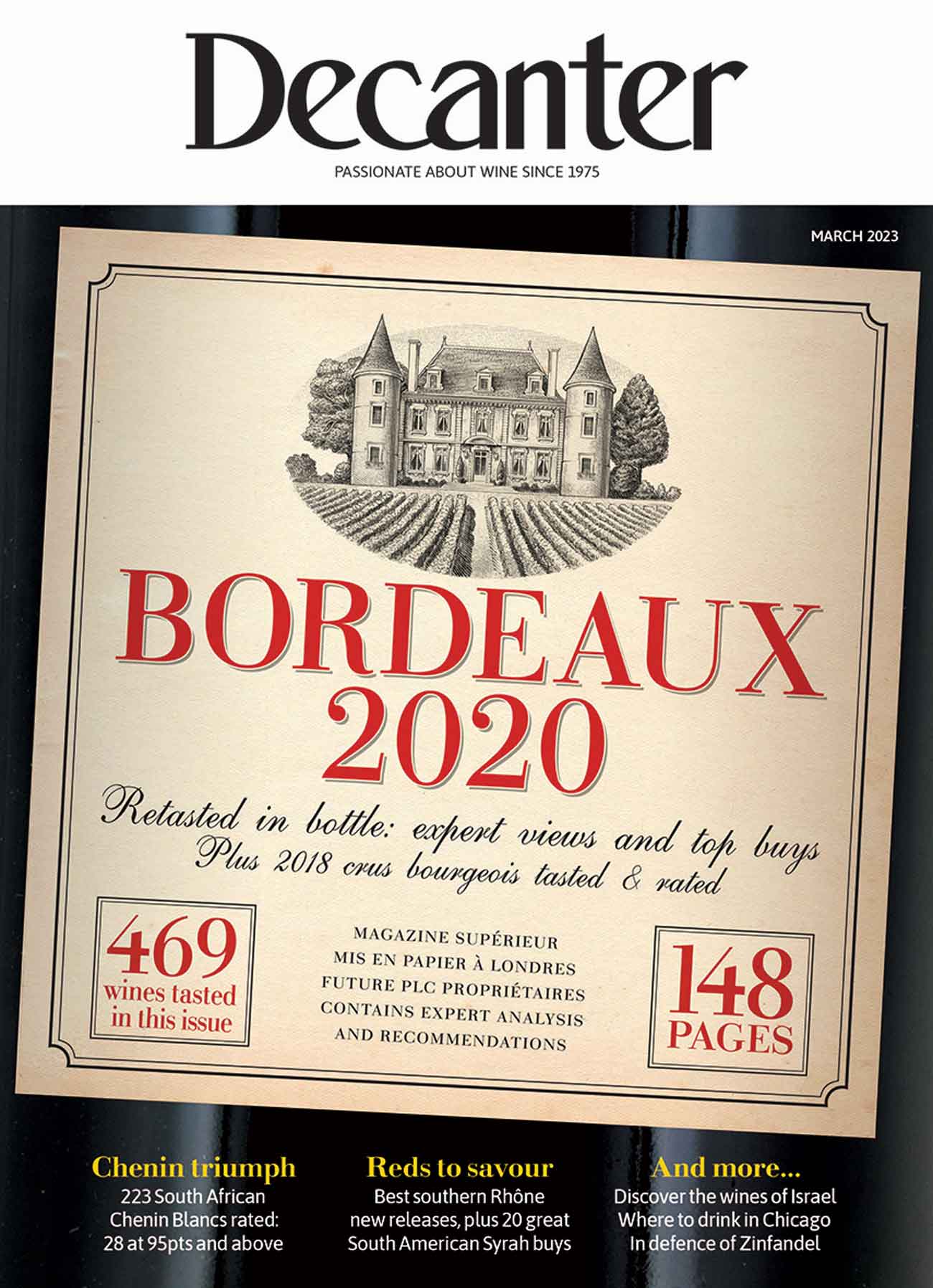 Decanter magazine March 2023