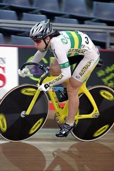 Anna Meares in full flight
