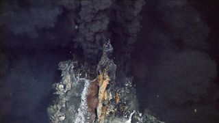 deep sea vent photos, black smoker images, hydrothermal vent images