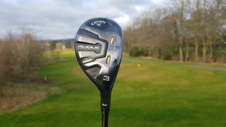 Callaway Rogue ST Hybrid Pro hybrid on the golf course