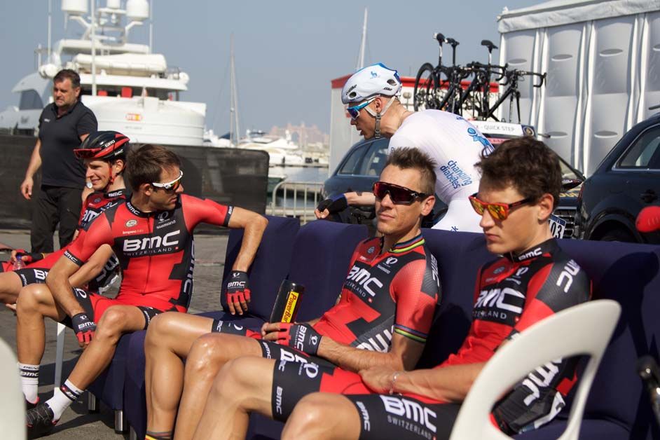 BMC relax before the start of stage 2