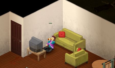 project zomboid watching tv