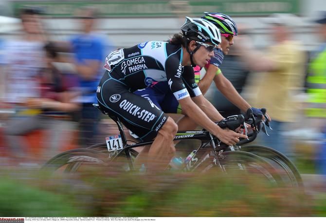 Rigoberto Uran (Omega Pharma-Quickstep) rode to second overall in the Giro d'Italia