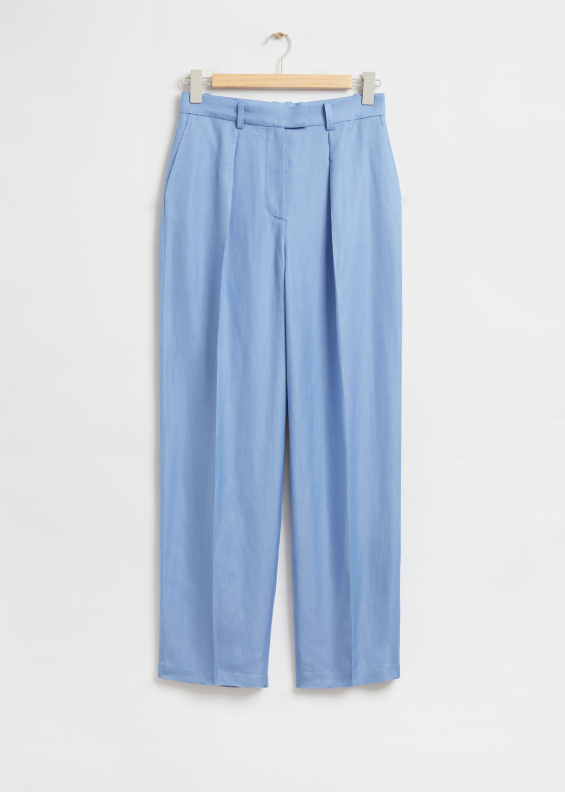 Relaxed Tailored Pleat Crease Trousers