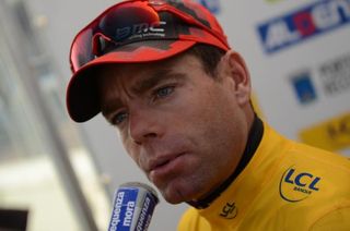 Cadel Evans (BMC) back in yellow, this time at Criterium International