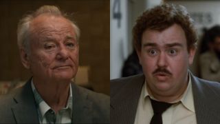 Bill Murray in Ghostbusters: Frozen Empire; John Candy in Planes, Trains & Automobiles