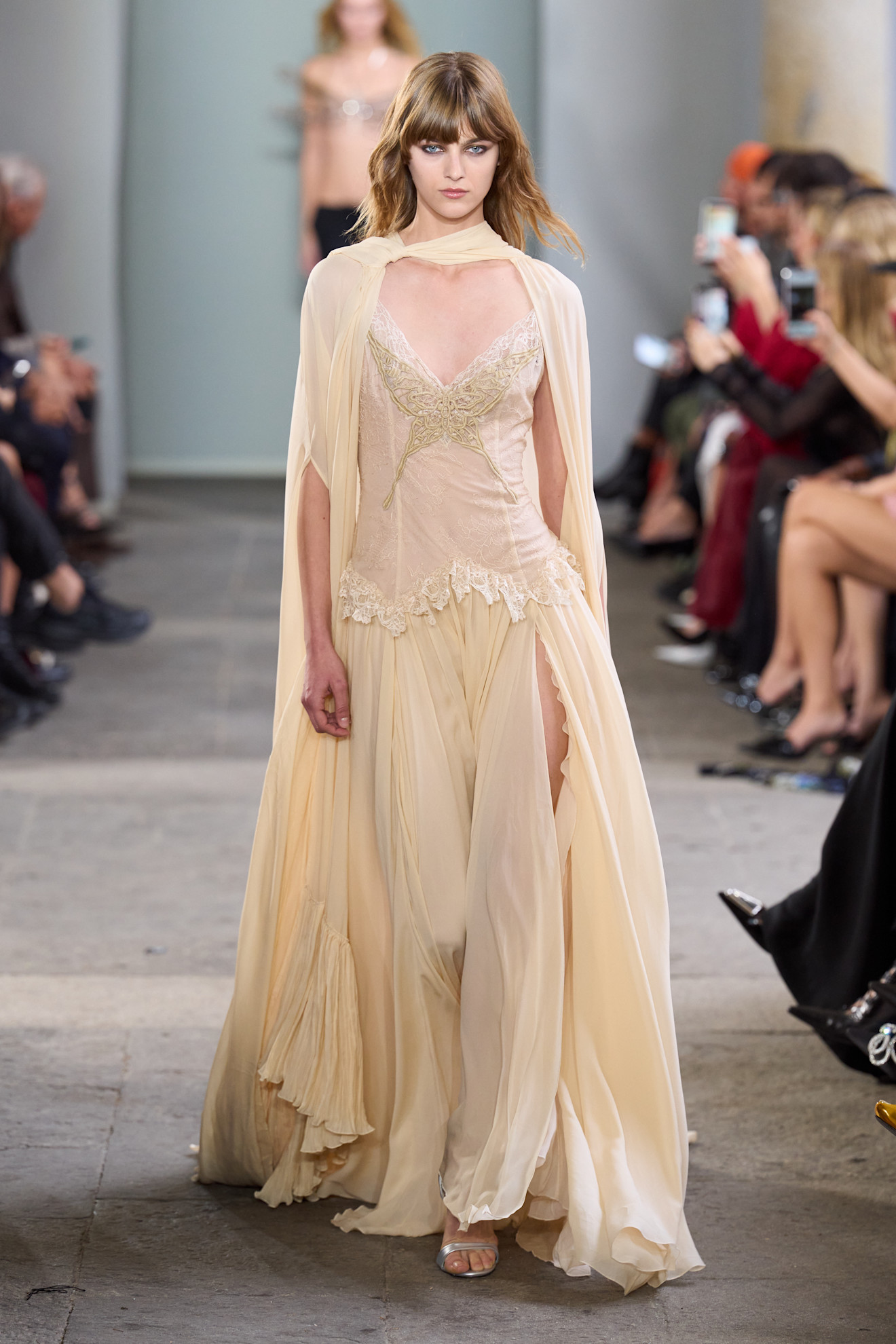 Buttermilk yellow dress from Blumarine