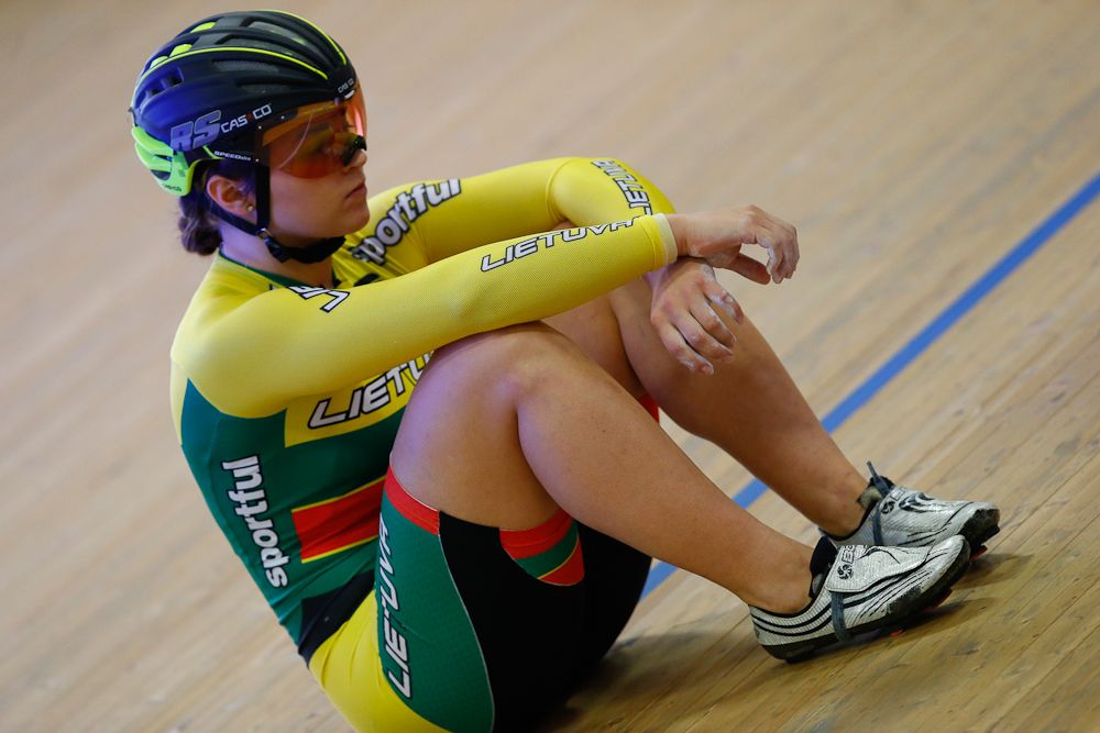 Contemplating the day's competition.