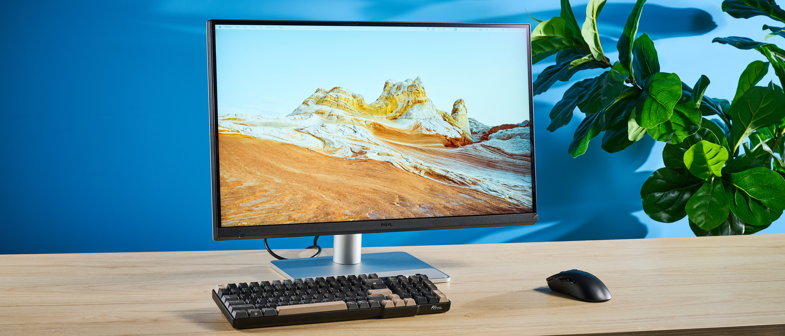 A BenQ MA270S monitor designed for MacBooks