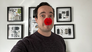 Wearing the red nose for Red Nose Day 2023