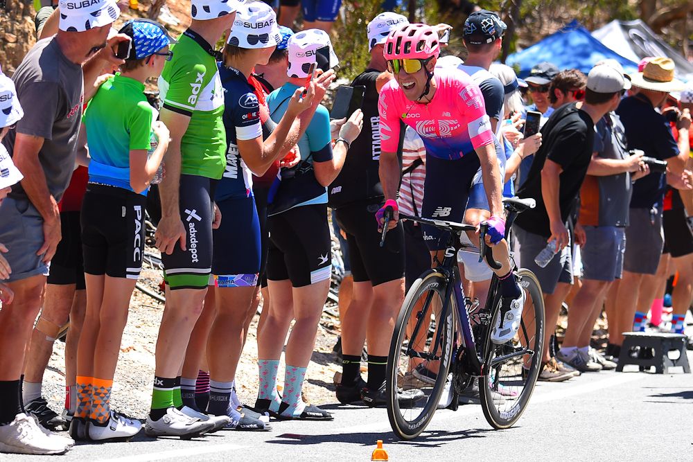 Michael Woods was 7th on Willunga Hill and 7th overall