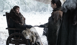 Game of Thrones Bran Stark Isaac Hempstead-Wright Arya Stark Maisie Williams HBO