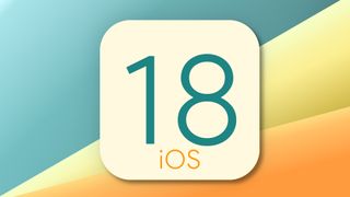 iOS 18 mockup logo