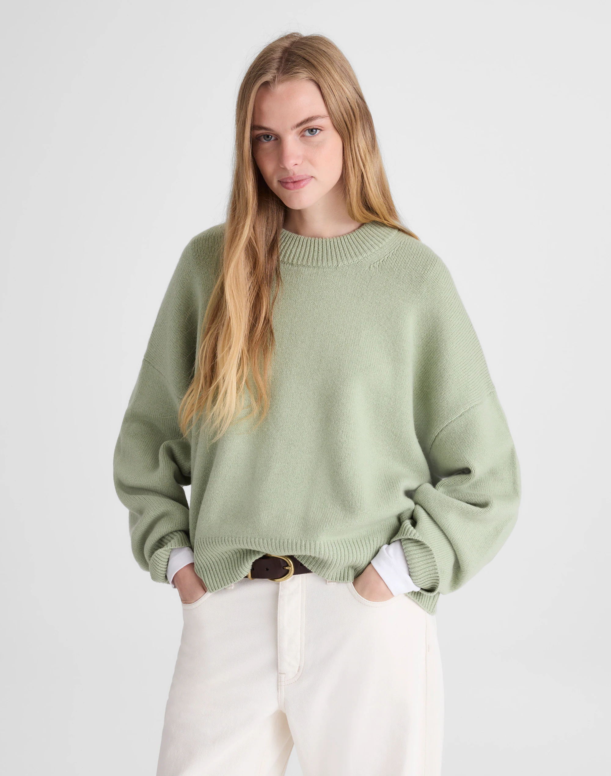 Softwool Boxy Crewneck Sweater
