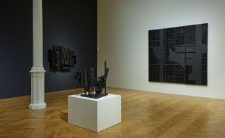 During the mid-1950s she produced her first batch of black wood sculptures, which the Whitney Museum decided to acquire