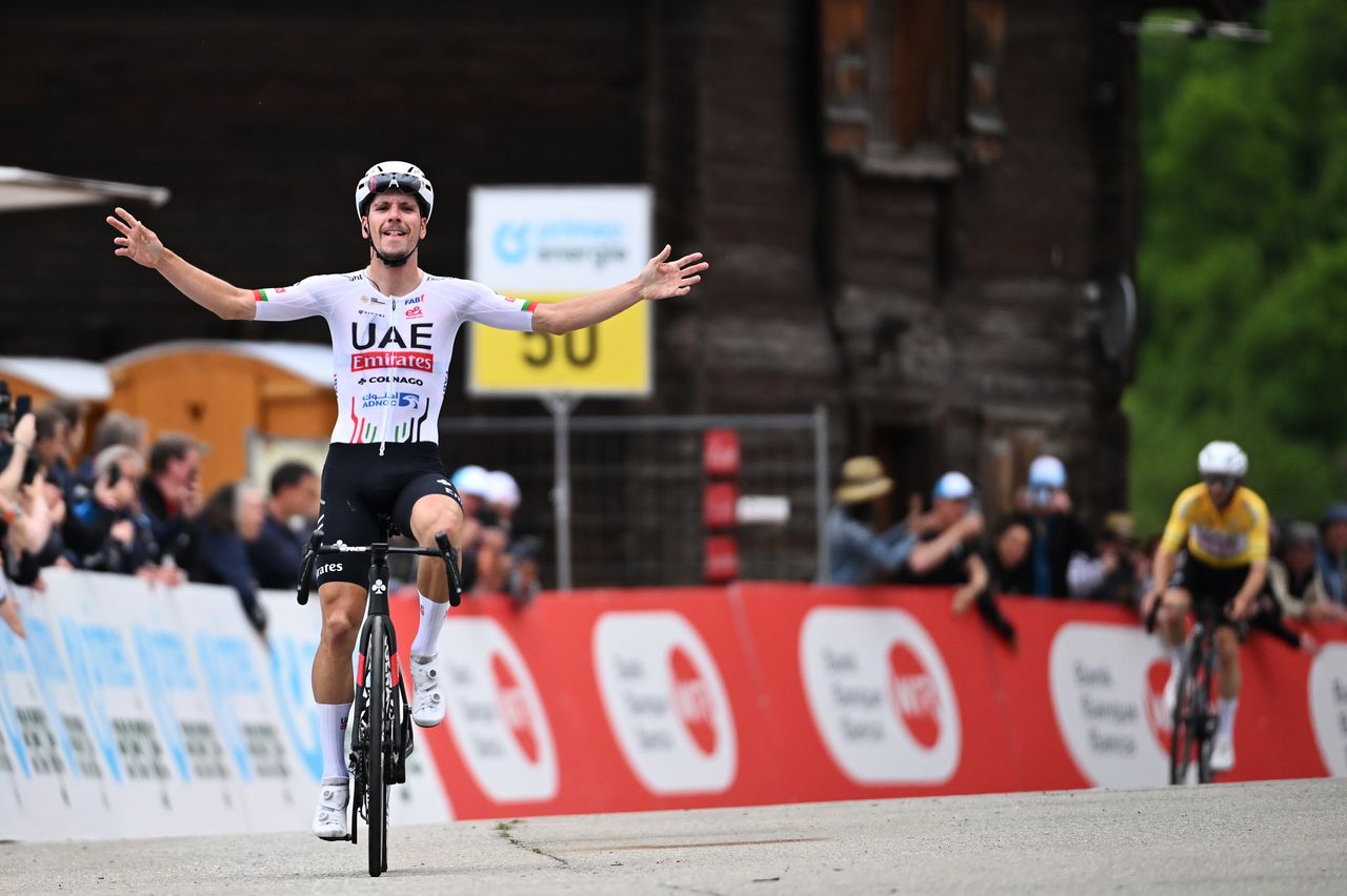 João Almeida wins stage six of the Tour de Suisse, with Adam Yates behind