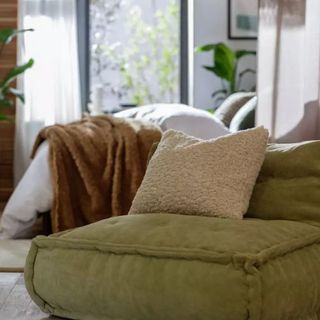 faux shearling cushion from habitat