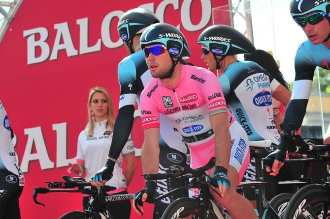 On the startline with Mark Cavendish and Omega Pharma QuickStep