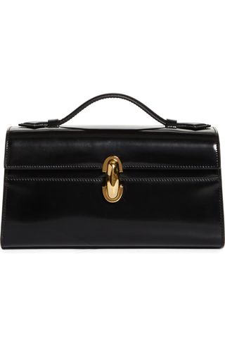 Symmetry Leather Top Handle Bag