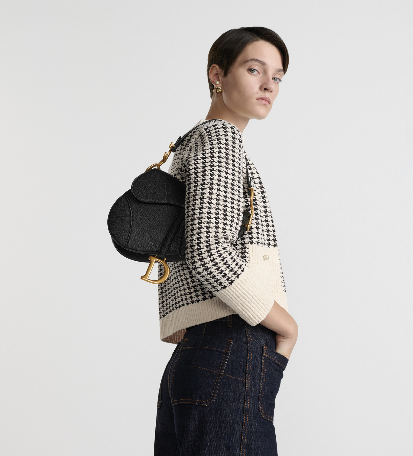 DIOR, Saddle Bag with Strap