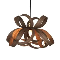 Tom Raffield Skipper Pendant Light Walnut Small