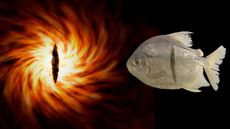 A comapriosn between the Eye of Sauron (left ) and Myloplus sauron (right) 