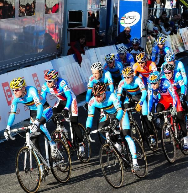 There was plenty of Belgian blue at the front of the race