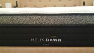 Helix Dawn Luxe mattress in hotel room