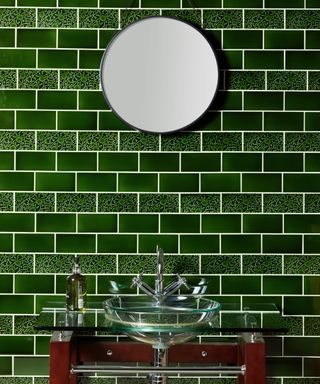 Burleigh x Craven Dunnill Jackfield green tiles
