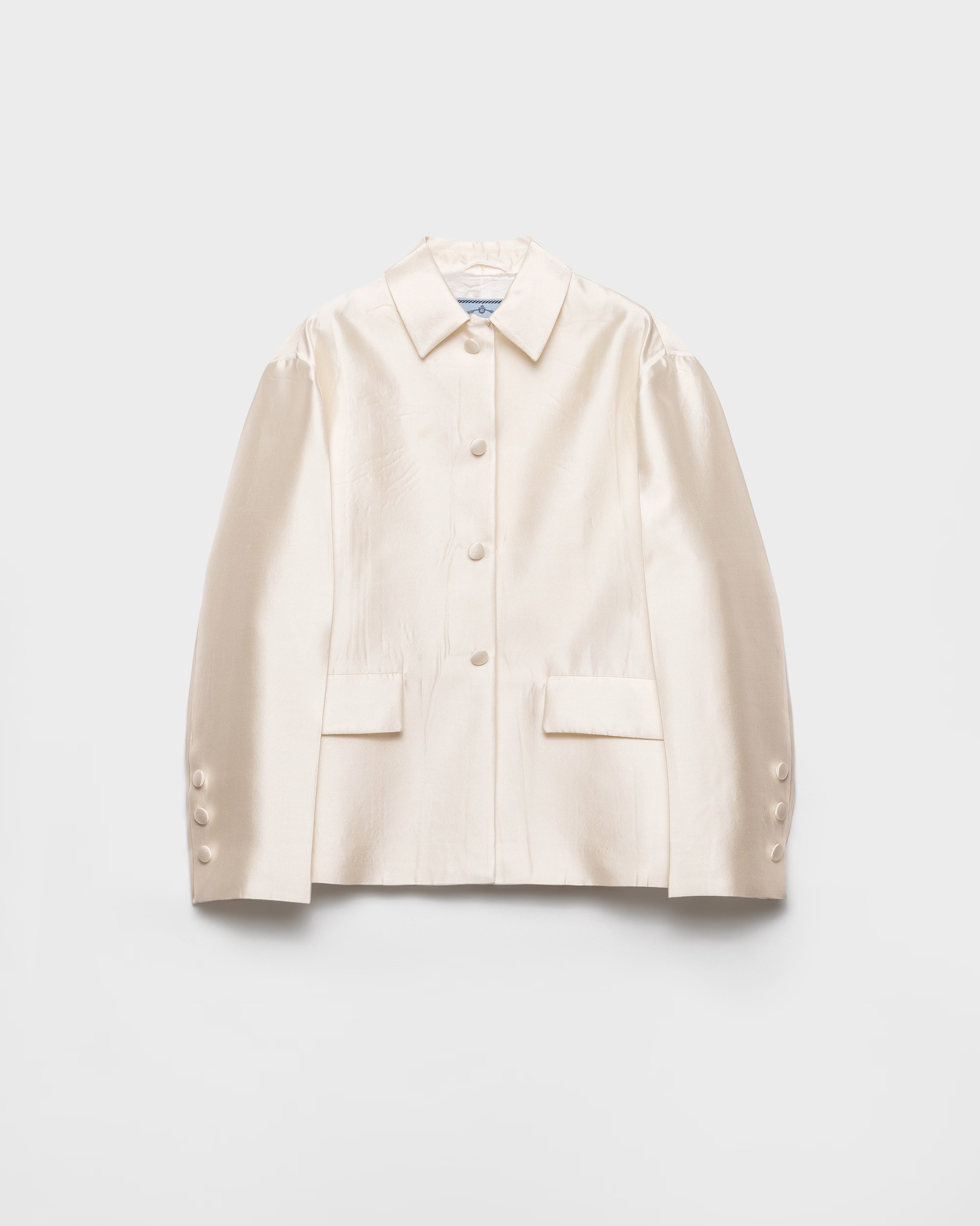 Prada, Single-Breasted Silk Jacket