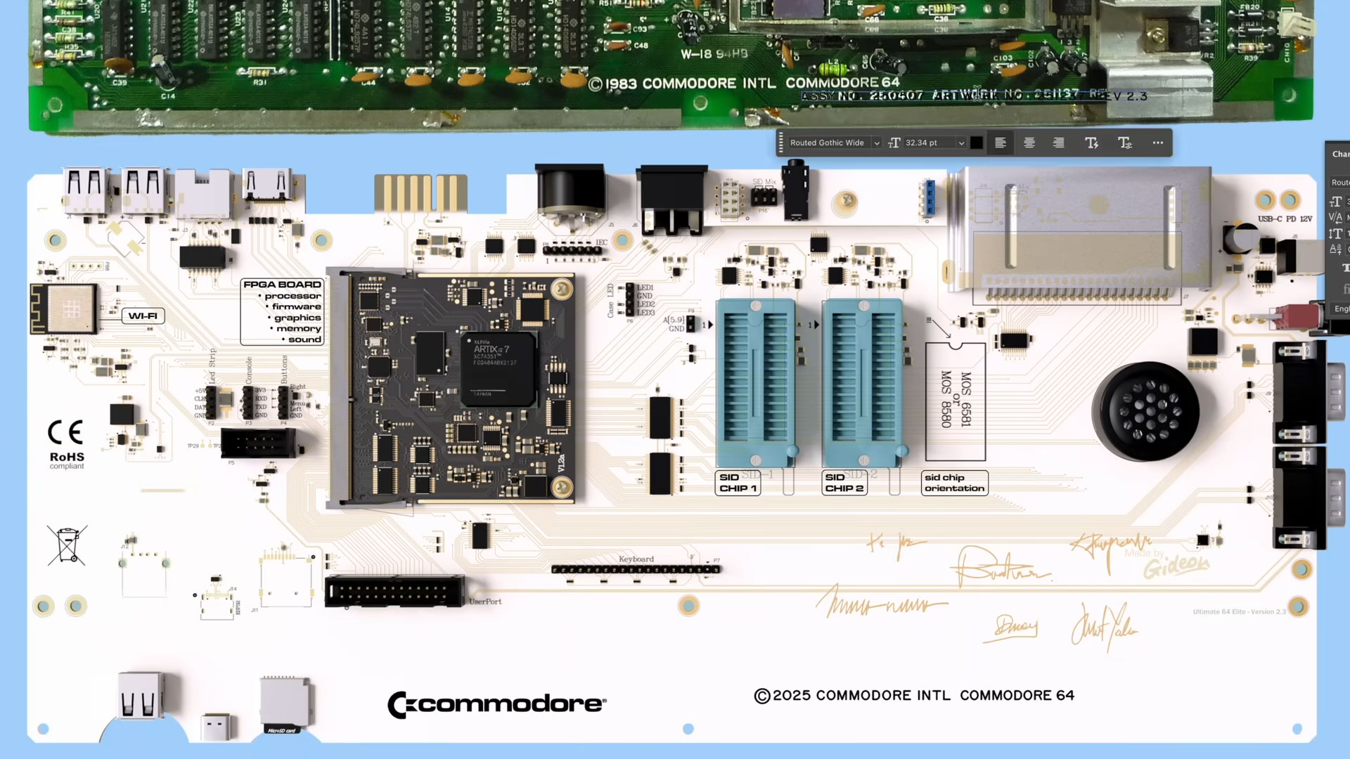 Commodore factory and teaser info