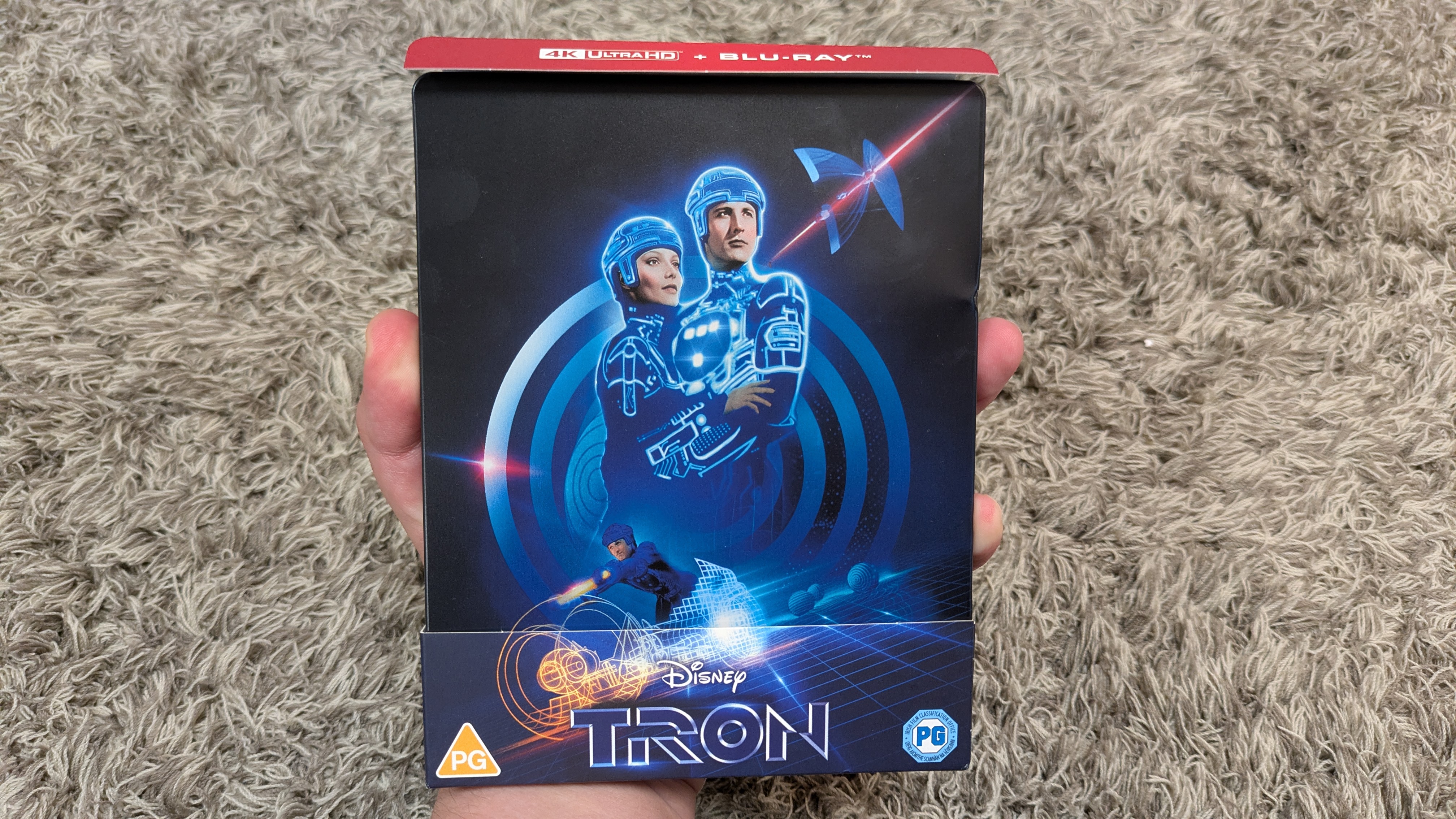Tron (1982) 4K Blu-ray case