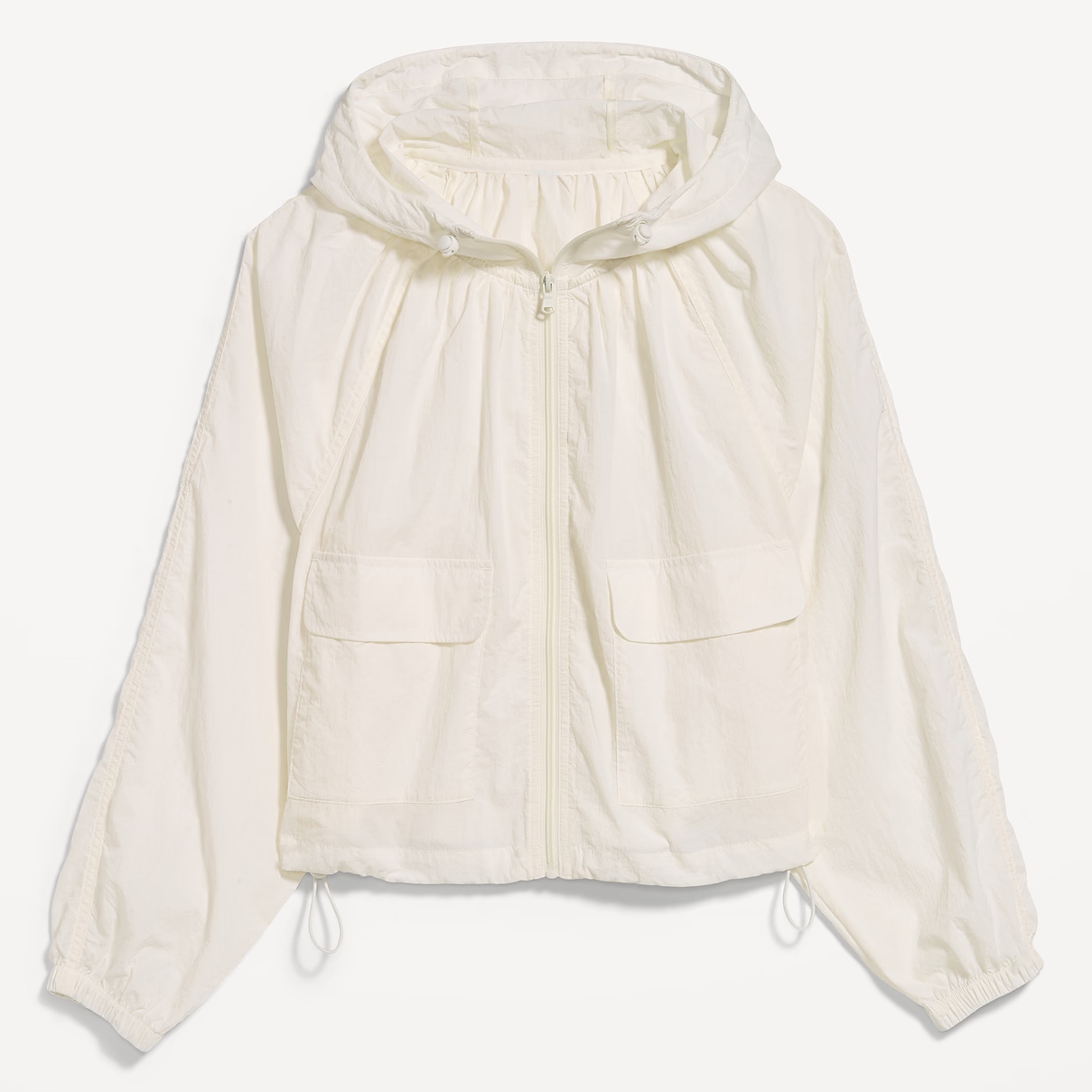 Old Navy, Sea Salt Full-Zip Windbreaker
