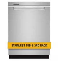 Whirlpool 24 in. Fingerprint Resistant Stainless Steel Top Control Dishwasher | was $829