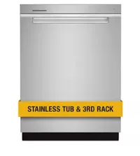 Whirlpool 24 in. Fingerprint Resistant Stainless Steel Top Control Dishwasher | was $829 now $518 at The Home Depot